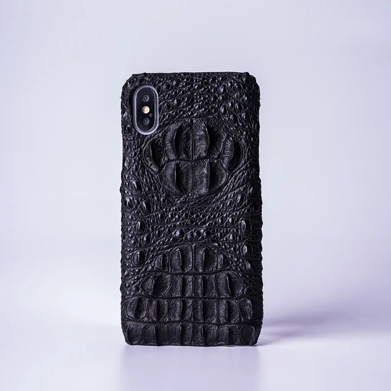 

Cowhide Mobile Phone Case For IPhone X XS Max XR Half-Wrapped Case For Apple 5 5S SE 6 6S 7 8 Plus Protect Phone Case