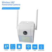 Мини WiFi 1080P PTZ IP камера приложение дистанционное управление широкоугольная настенная лампа скорость Купол CCTV камеры безопасности s для наружного гаража сада