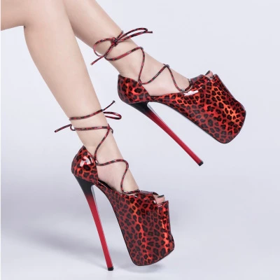 Zapatos de tacón superalto Drag Queen CD para mujer, de 22CM tacones aguja, Punta abierta, plataforma impermeable, T, espectáculo de de boda _ - AliExpress Mobile