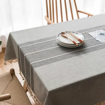

Decorative Table Cloth Linen Lace Tablecloth Rectangular Tablecloths Dining Table Cover Obrus mantel mesa