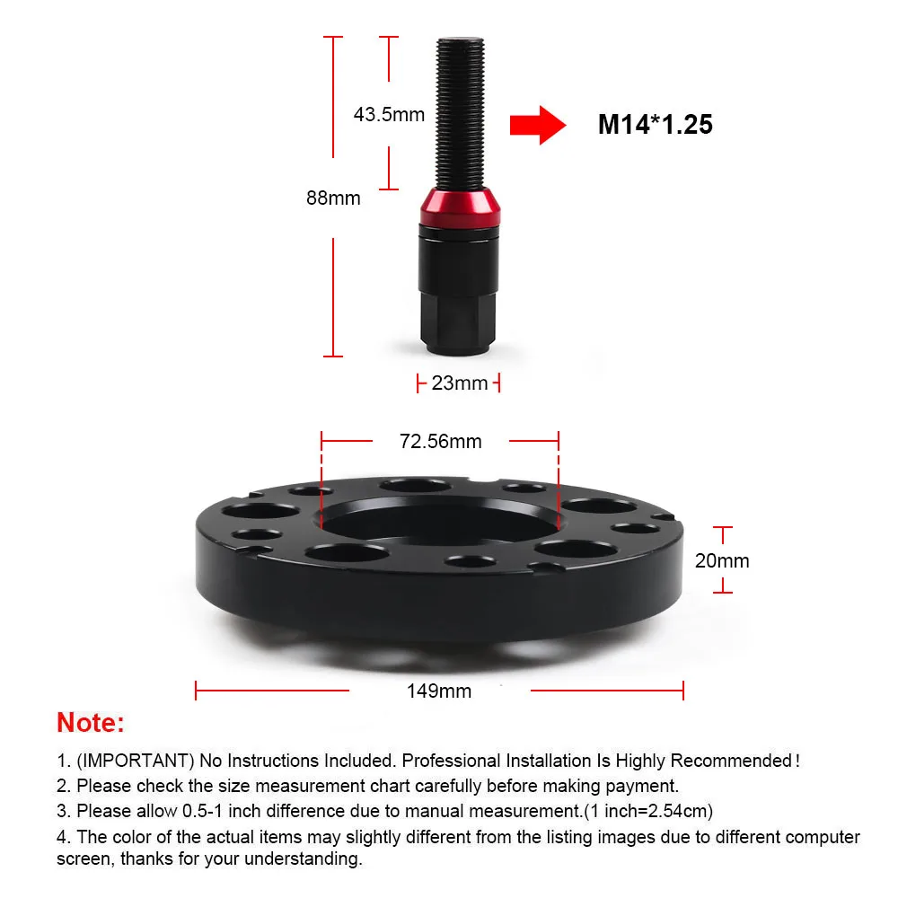 3792A0002 RIDEX Spoorverbreding 5x112, 20 mm prijs en ervaringen