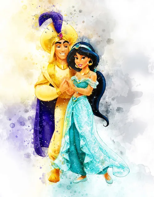 漫画のディズニープリンセスキャンバス 水彩画 落書きアートポスター 家の装飾用 絵画 書道 Aliexpress 漫画のディズニープリンセスキャンバス 水彩画 落書きアートポスター 家の装飾用 絵画 書道 Aliexpress