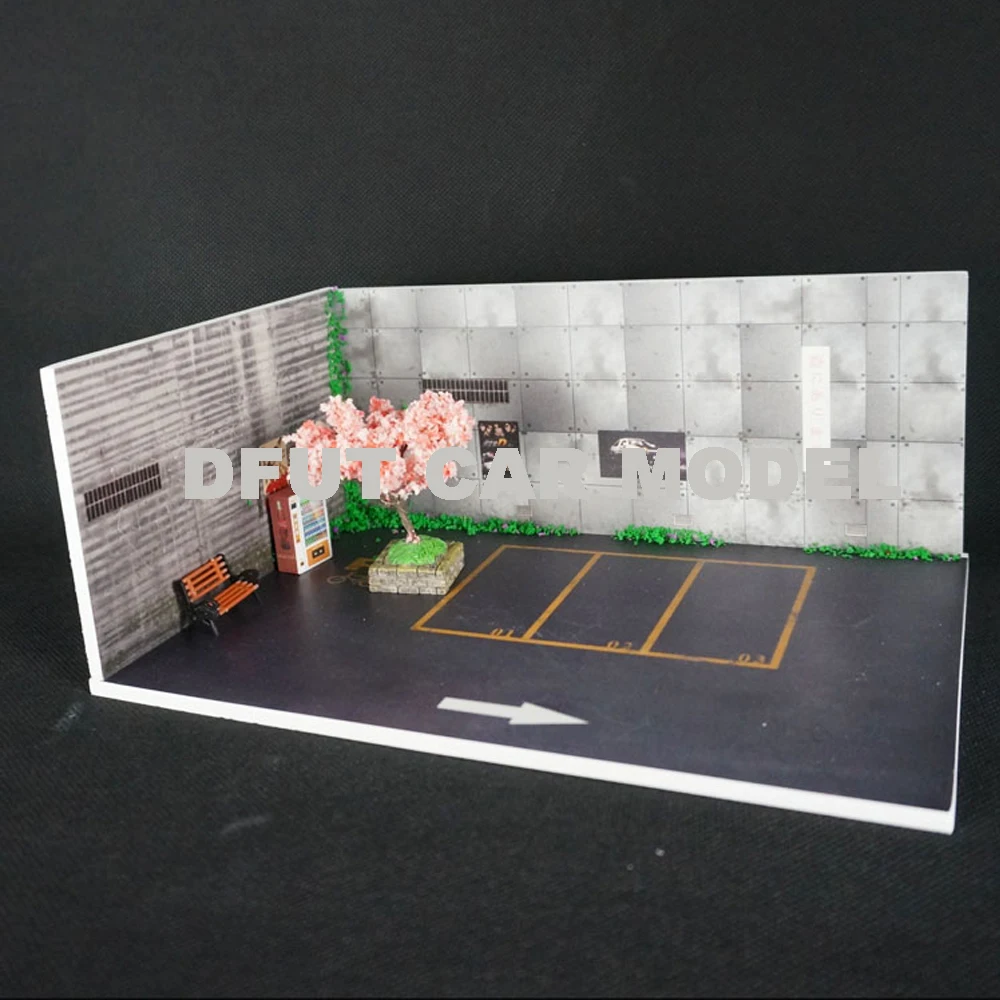 

DIY1:64 car model Parking Model Material Pack Underground Garage Making Material Garage Model Making Manual for children toy