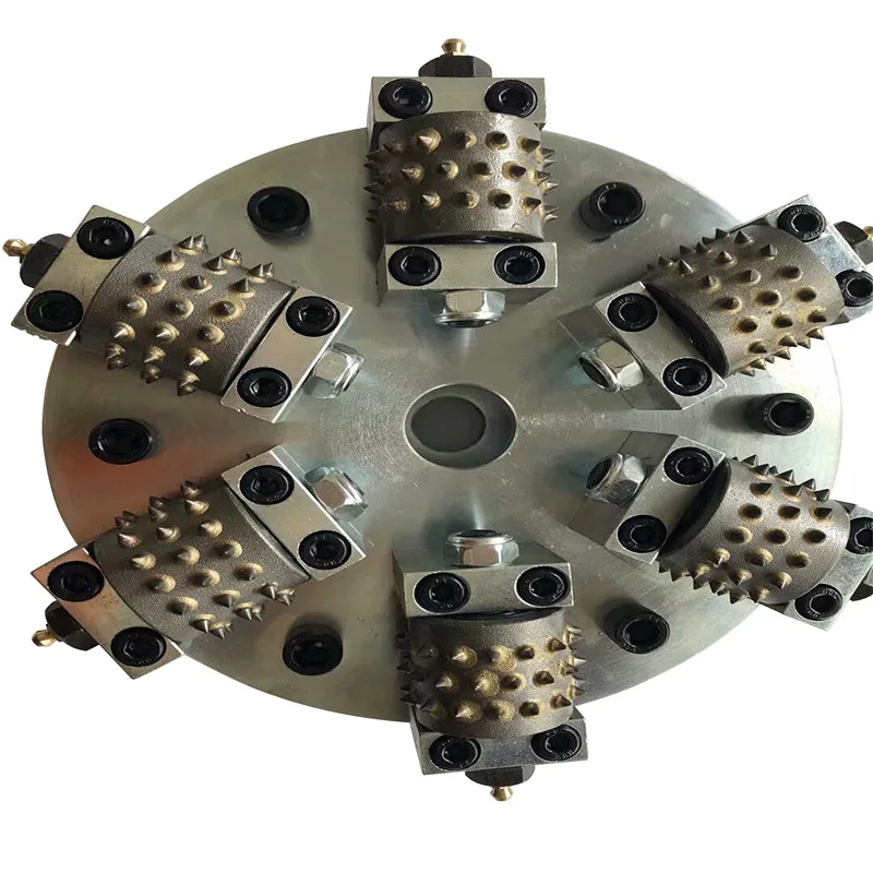10 Inch Bush Hammer Disc Stone And Concrete Hand Grinde Galvanized Surface Plate For Granite Marble Wheel Disk Free Shippi