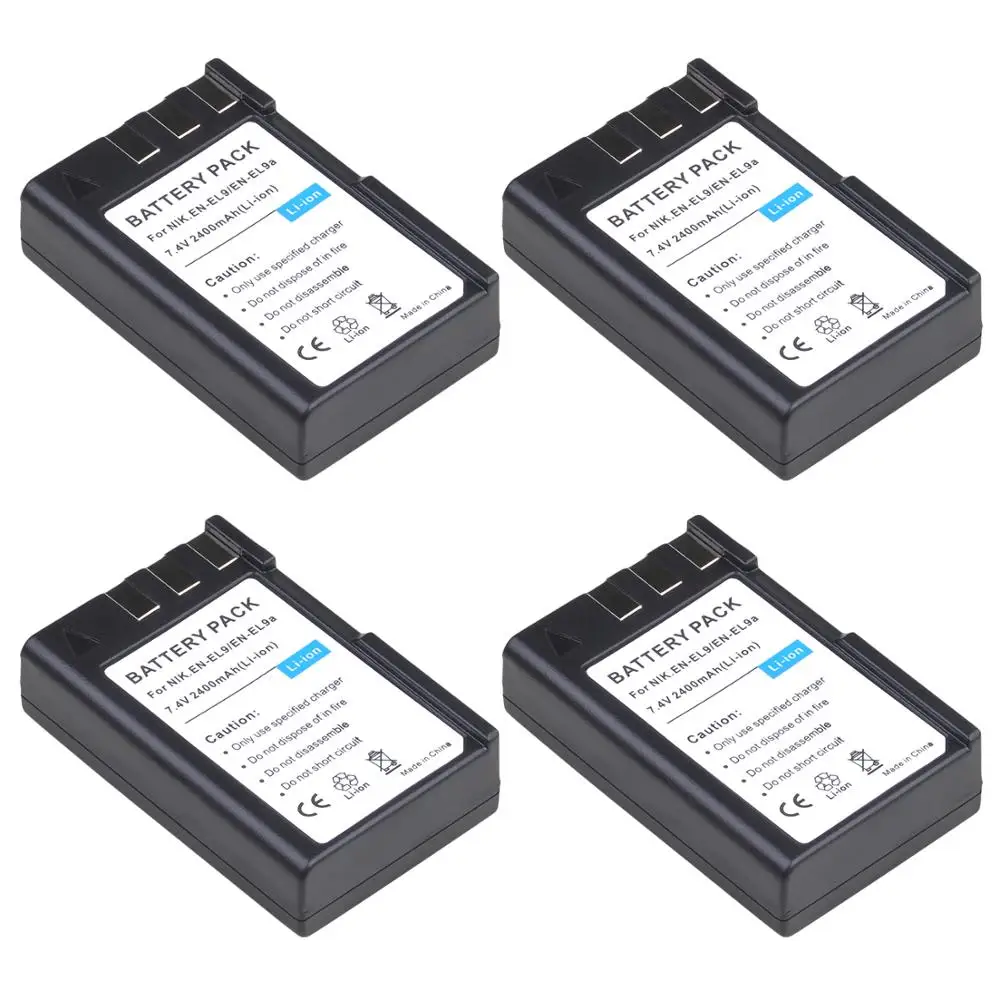 DSTE EN-EL9 EN-EL9A ENEL9 Batteria Compatibile con Nikon D40 D40x D60 D3000 D5000