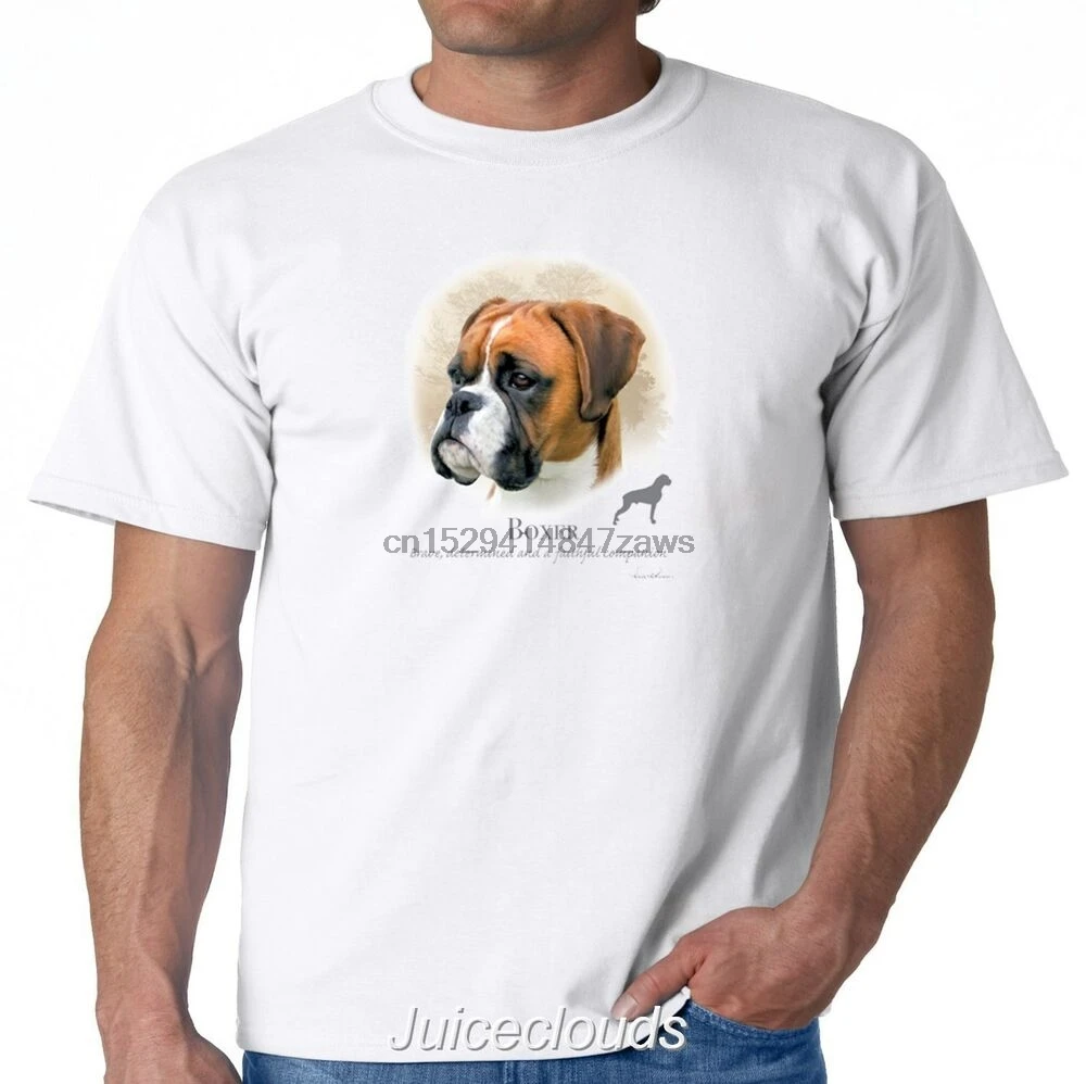 Boxer Face Puppy Picture Pet Rescue Dog Owner Tshirt Gift Tee(1