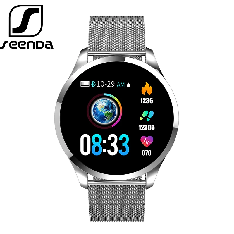 

SeenDa Q9 Electronics Smart Watch Men Women Waterproof Tracker Fitness Bracelet Smartwatch Wearable Device Support Android IOS