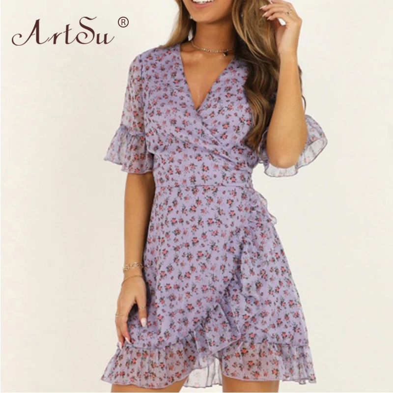 lilac sundress