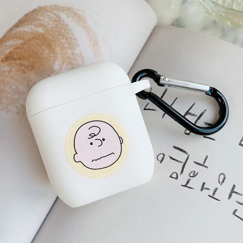 Милые Мультяшные беспроводные Bluetooth кожухи головных телефонов для Apple Airpods 2 гарнитура мягкий силиконовый защитный чехол для Airpod аксессуары - Цвет: 713
