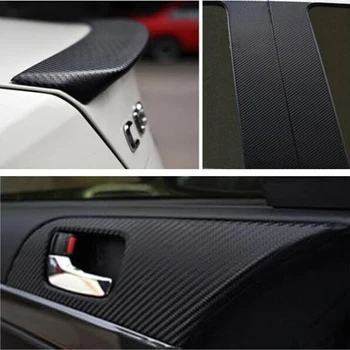 

Carbon Fiber Film Bumpers Sticker Vinyl Sheet Speaker enclosures Trim 127*30cm Whole exterior