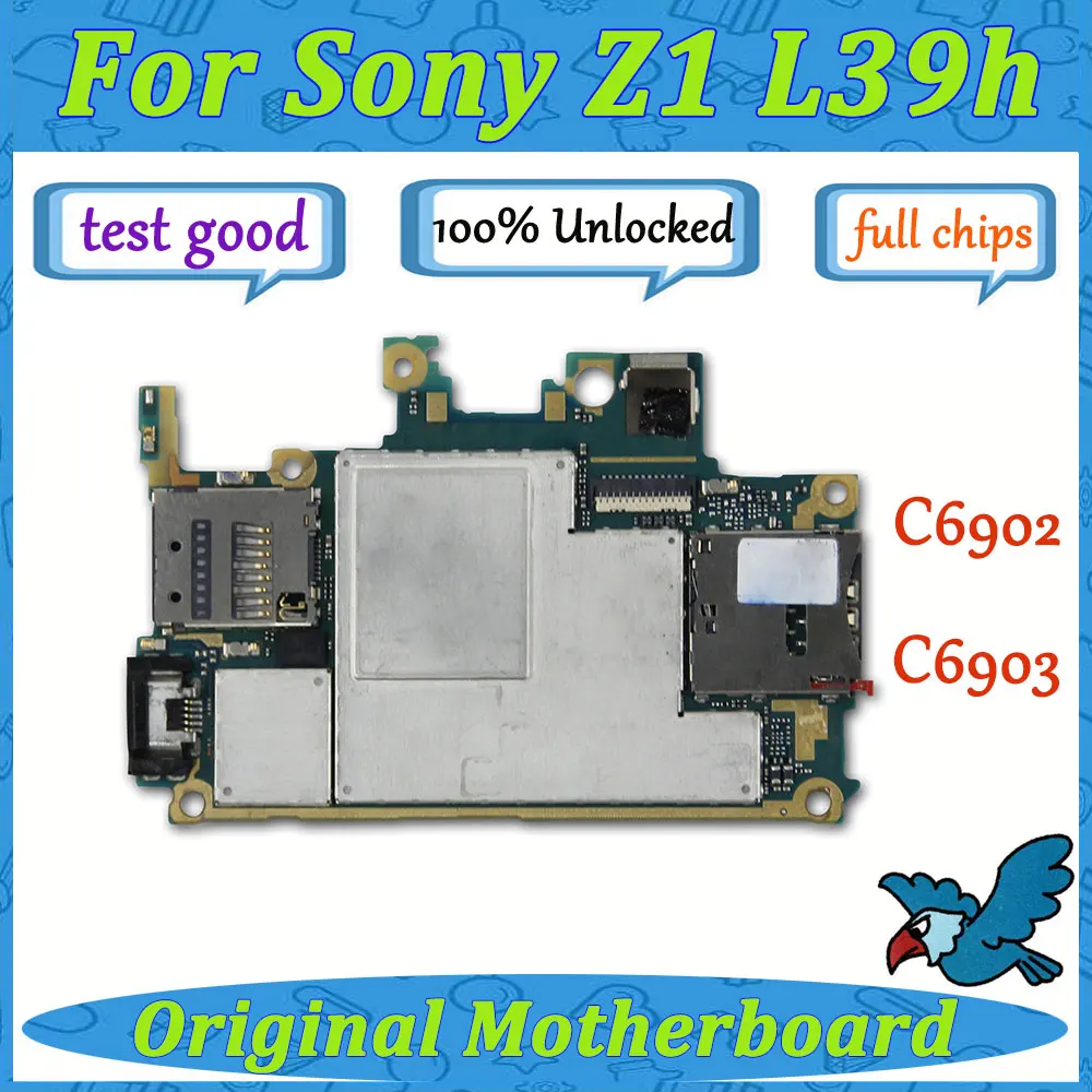 Полная материнская плата для Sony Ericsson Xperia Z1 L39h C6902 C6903 с полным чипом Монтажные