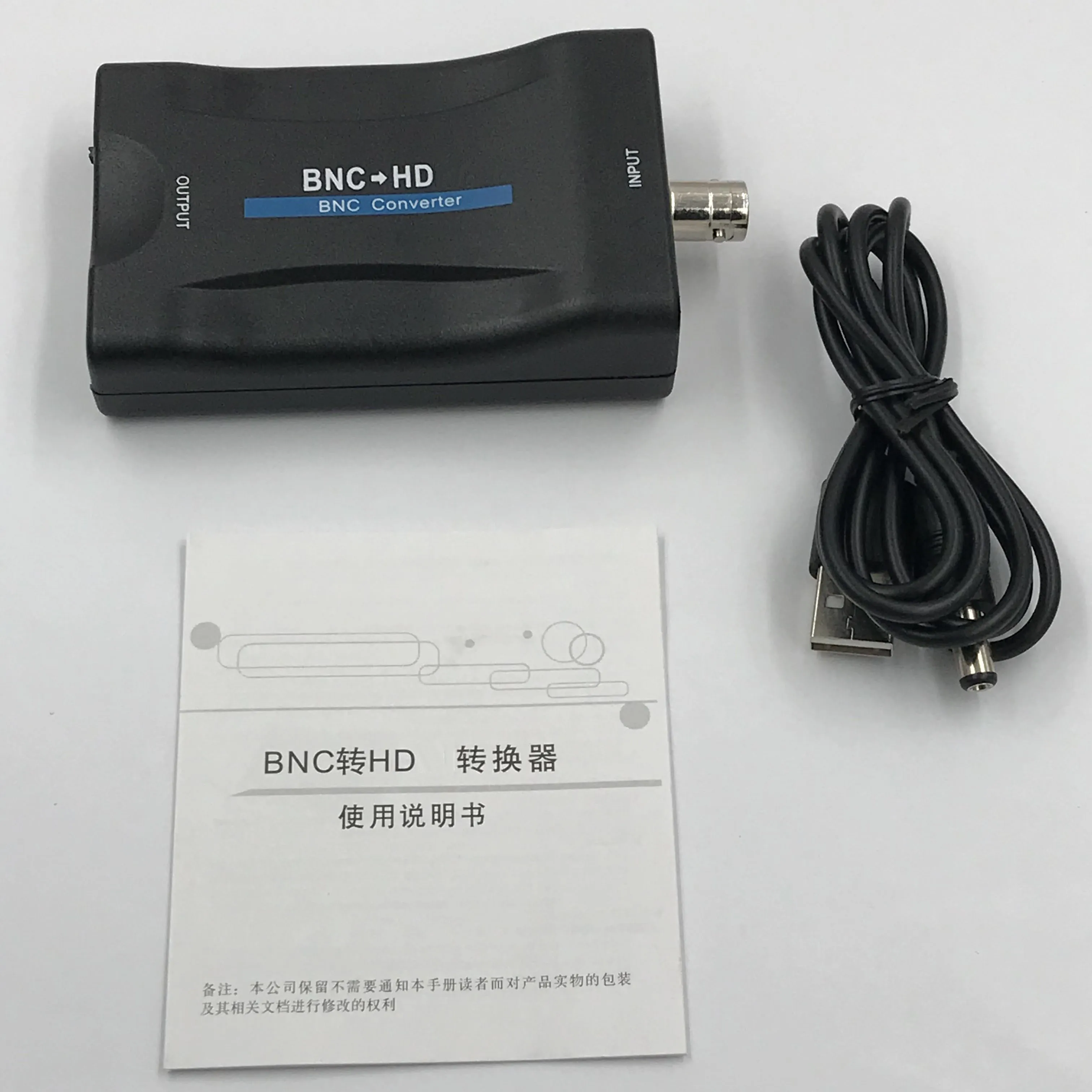 Конвертер BNC в HDTV поддержка передачи сигнала 1080P HDMI совместим с VCD DVD XBox PS PSP |