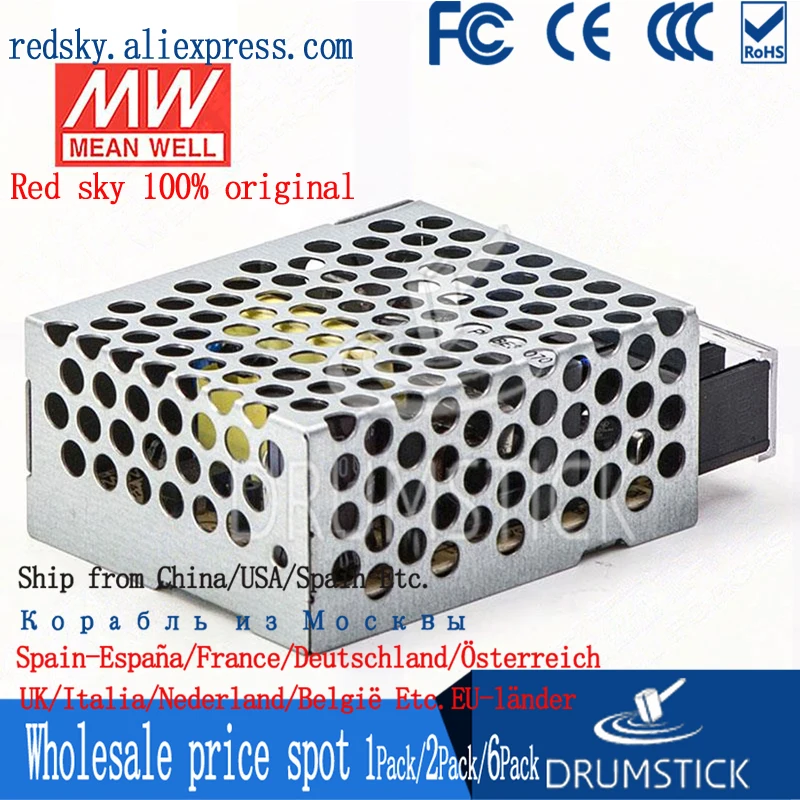 Специальное предложение товара MEAN WELL! RS-15-5 5V 3A meanwell RS-15 напряжение 15 Ватт Выход