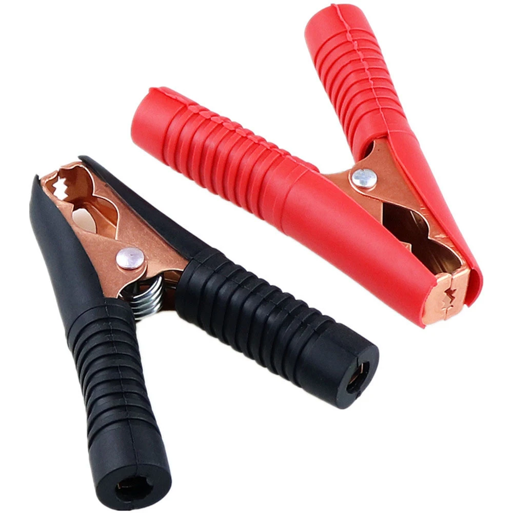 2 Black 2 Red Горячие автомобильные плоскогубцы-Крокодилы 2 шт. 100А красный+ черный аккумуляторные зажимы автомобильное электрическое соединение тестовые аккумуляторные клеммы - Цвет: 2 Black 2 Red
