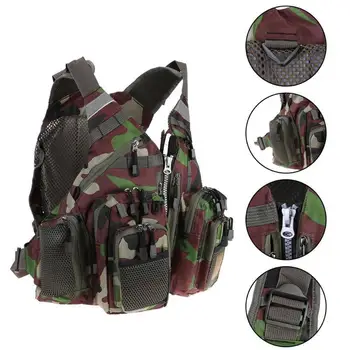 

5 style utility vest life vest life jacket fishing outdoor sport flying men respiratory jacket safety vest survival