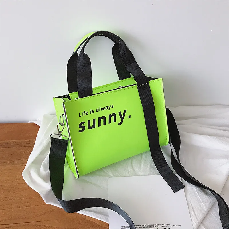 

Ougger Women'S Fluorescence Color Shoulder Bag Fashion Handbag Bag Female Casual Bag Shoulder Bag Green Handbag Crossbody Bag