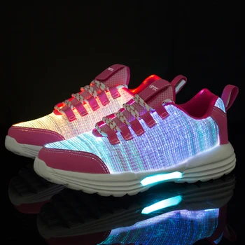 Zapatillas luminosas para correr al aire libre para hombre y mujer zapatos de baile con iluminaci