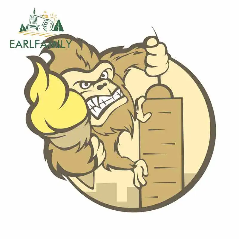 EARLFAMILY 13 см x 12 4 для Gorilla и мороженого тонкая фотография Декоративная Виниловая