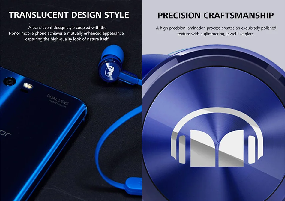Honor AM15 Monster 3.5mm In-Ear Earphone with Remote and Microphone For Honor 9X Honor 20 Lite (6)