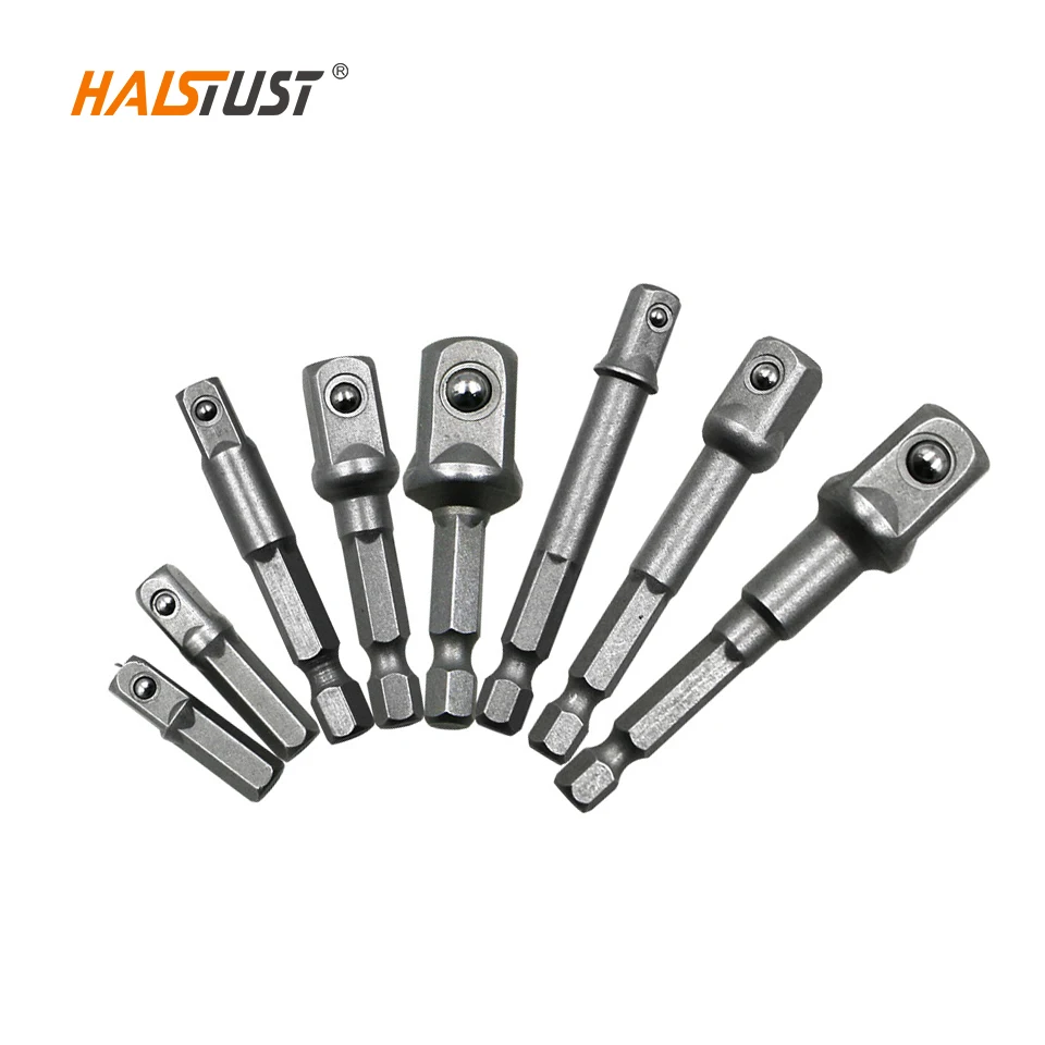 1/4" Impact Socket Adapter 3pc 8pc Hex Socket Adapter Drill Bits Hex To Square Socket Drill Bit Set 1/2" 3/8" 1/4" Lokma Seti