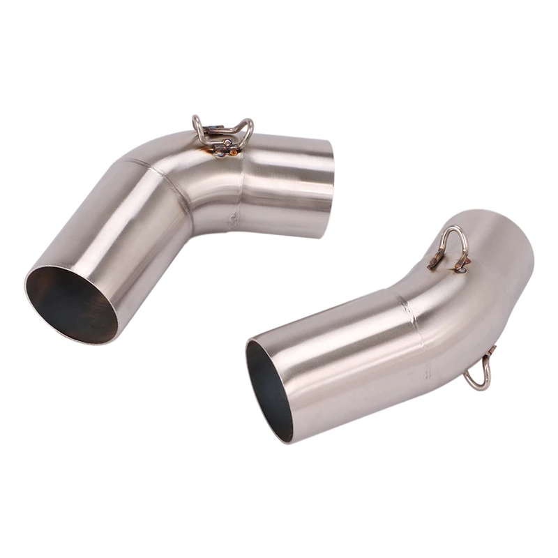 Motorcycle Slip on Stainless Exhaust Middle Link Pipe for DUCATI 696/796/795 SM