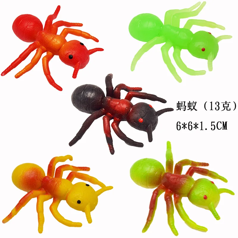 Spoof toy soft rubber simulation mouse centipede big spider scorpion snake Halloween spoof tricky scary insect toy
