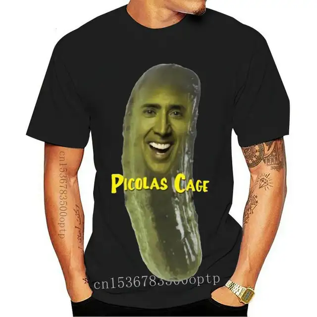 New Picolas Cage T Shirt Pickle Picolas Pickolas Nicolas Cage Meme