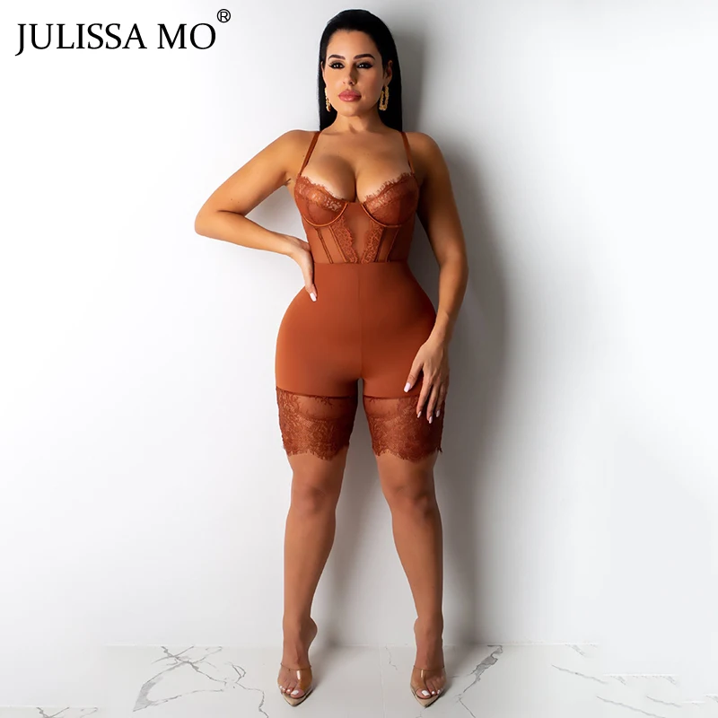 Julissa mo, черный прозрачный кружевной сексуальный обтягивающий комбинезон, женский комбинезон на бретельках с вырезами, комбинезоны,, Осенние вечерние комбинезоны