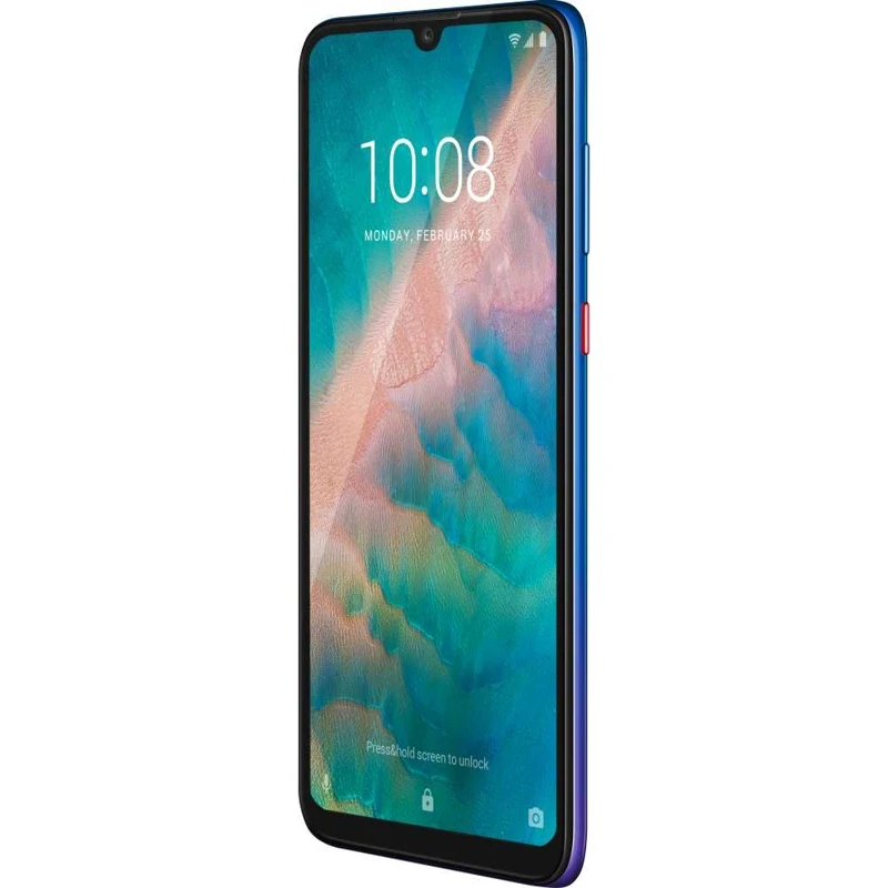 Смартфон ZTE Blade V10 64Gb 4Gb аметист 3G 4G 2Sim 6.3" IPS 1080x2280 And9 16Mpix 802.11 a/b/g/n/ac