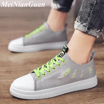 

Light Flat Men's Sneaker Big Size Summer Shoes Men Low Top Espadrilles Lace Up Vulcanize Footwear Breathable Man Casual Shoes K3