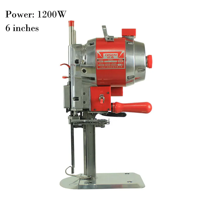 6 дюймов высокая мощность одежда Прямой нож электрические ножницы Автоматическая режущая машина ручная машина для резки ткани - Цвет: 1200W