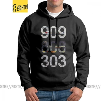 

Roland 909 808 303 Classic Synth Drum Machine Men's Hooded Sweatshirt Pure Cotton Crazy Hoodies Printed Pullovers