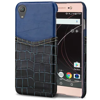 

Genuine leather For Sony Xperia X Z Z2 Z3 Z4 Z5 XZ2 XZ4 Compact XA XA1 XA2 Ultra XZ1 XZ Premium 5 8 10 Plus Card slot Case