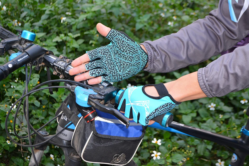 Зимняя велосипедная перчатка MTB перчатки половина пальцев велосипедные перчатки фитнес скейт Спорт езда Пешие прогулки перчатки Guantes Ciclismo велосипедные перчатки