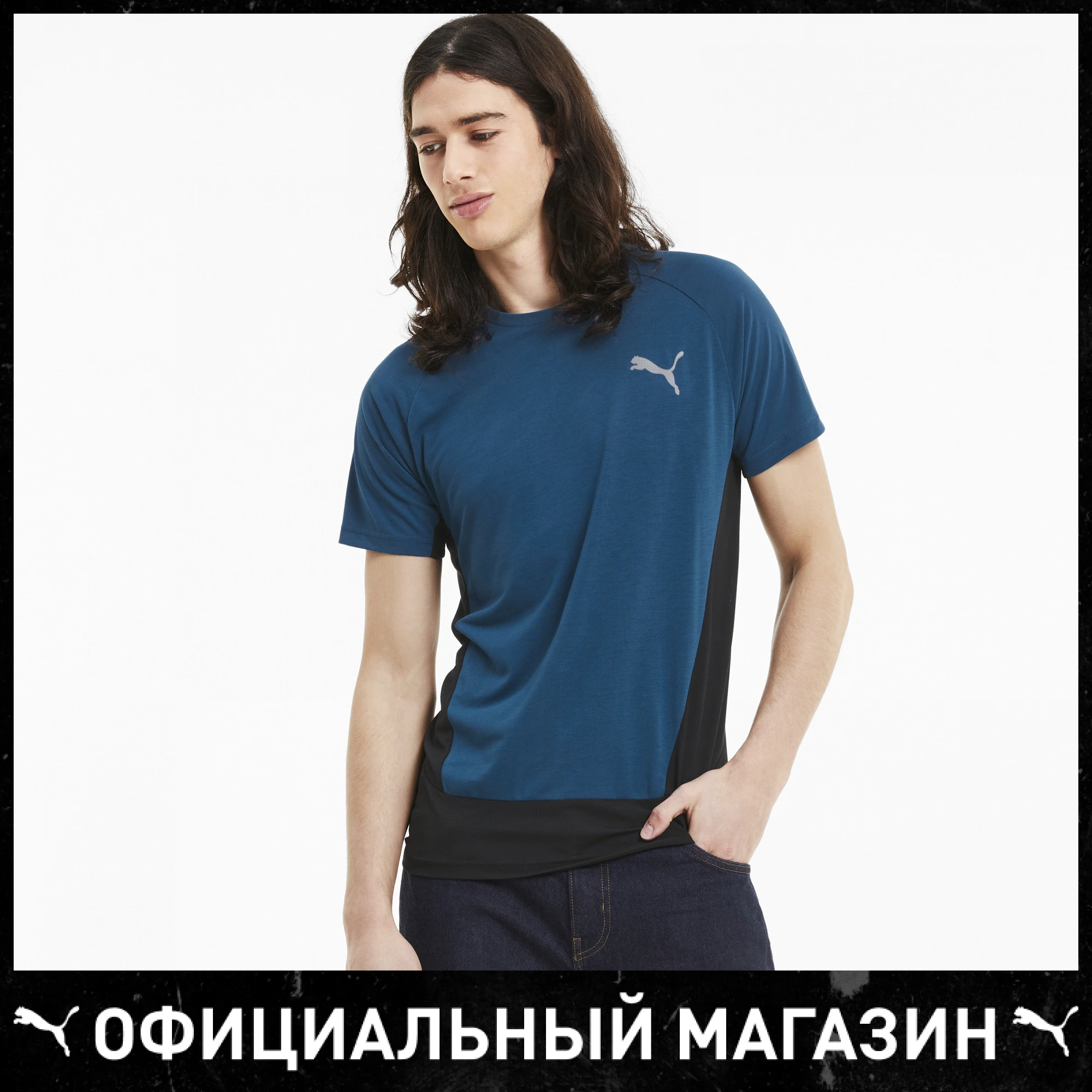 Футболка PUMA EVOSTRIPE Tee | Мужская одежда