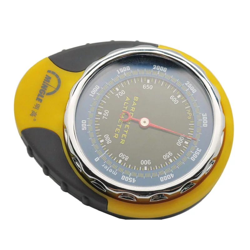 

Portable 4in1 Mechanical Compass Barometer Altimeter Mini Compass Elevation Table Thermometer LED Flashlight