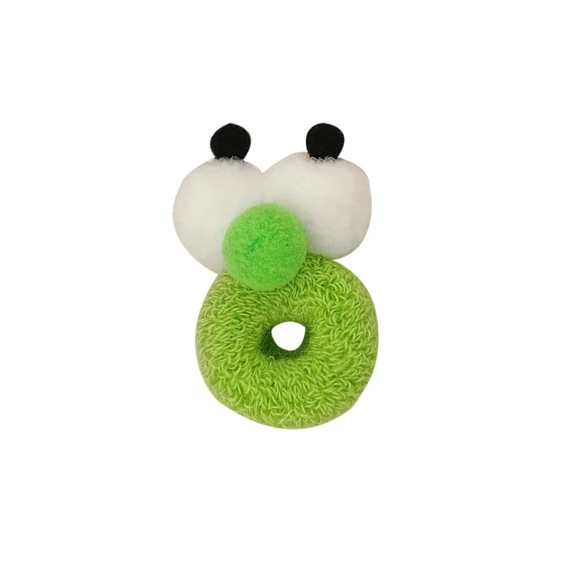 Charming Candy Color Big Eyes Hair Scrunchie – Fun & Stretchy Hair Accessory