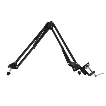 

Pro Desktop Microphone Suspension Scissor Arm Microphone Stand Table Mounting Clamp