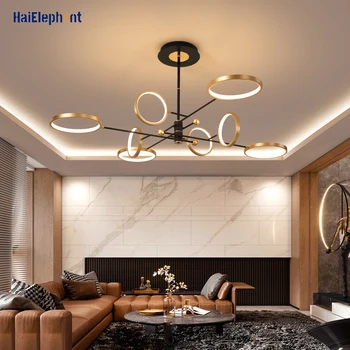 

Modern LED Chandelier Lights For Living Room Bedroom New Design Aluminum Lamps Indoor Lighting Fixture Lustres Deco Luminaria