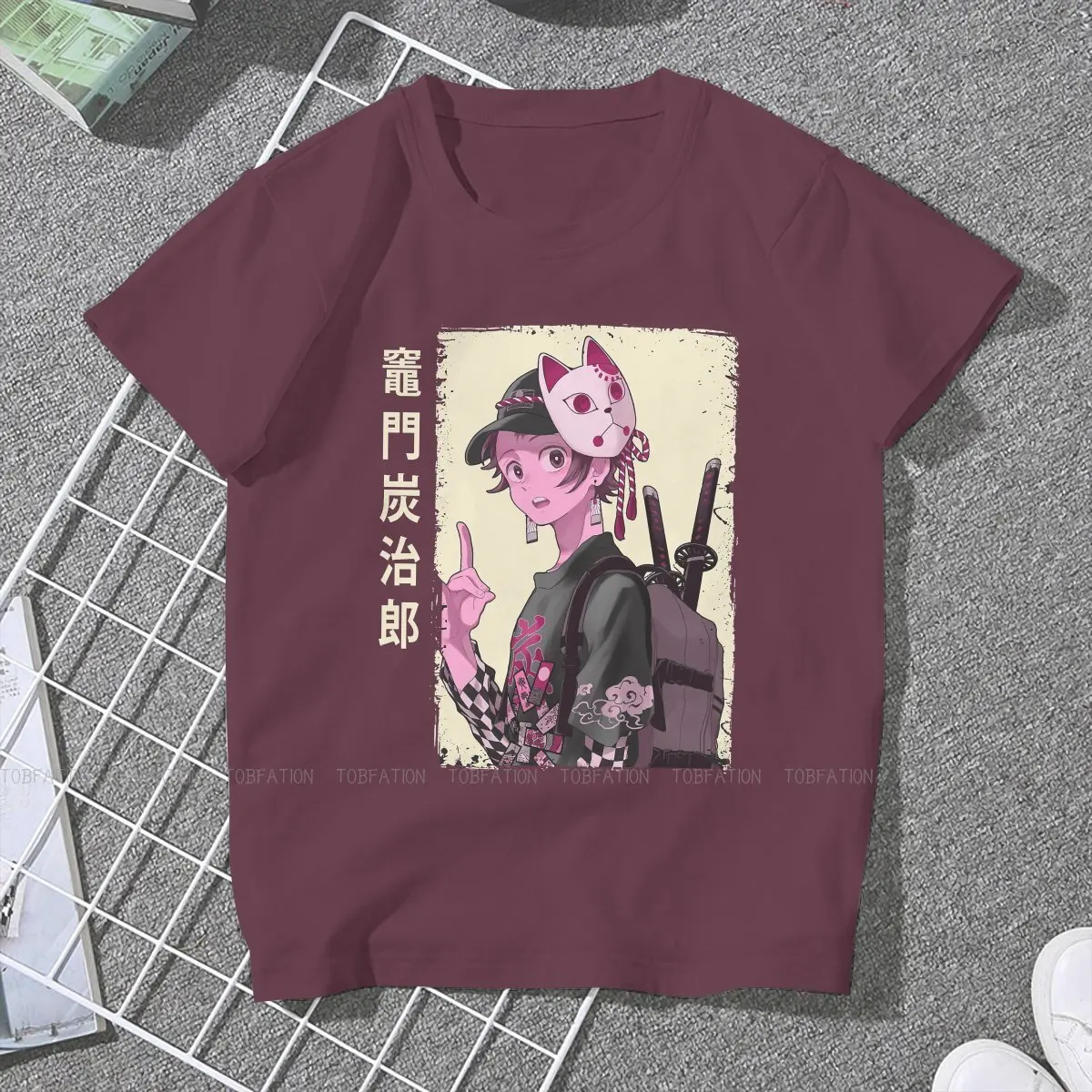 Demon Slayer: Kimetsu no Yaiba Bottle T-Shirt L Pattern Muichiro