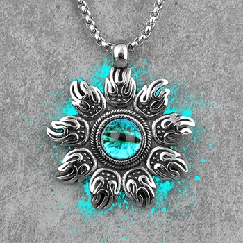 

Sun God Apollo Helios Stainless Steel Men Necklaces Pendants Chain Punk for Boyfriend Male Jewelry Creativity Gift Wholesale