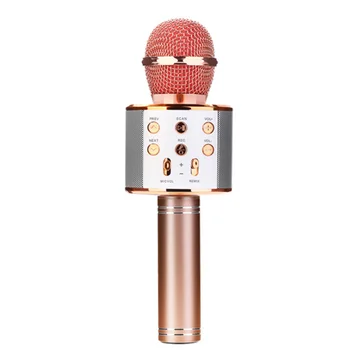 

Bluetooth microphone Sing on mobile phone wireless bluetooth microphone Household universal microphone and audio integrated