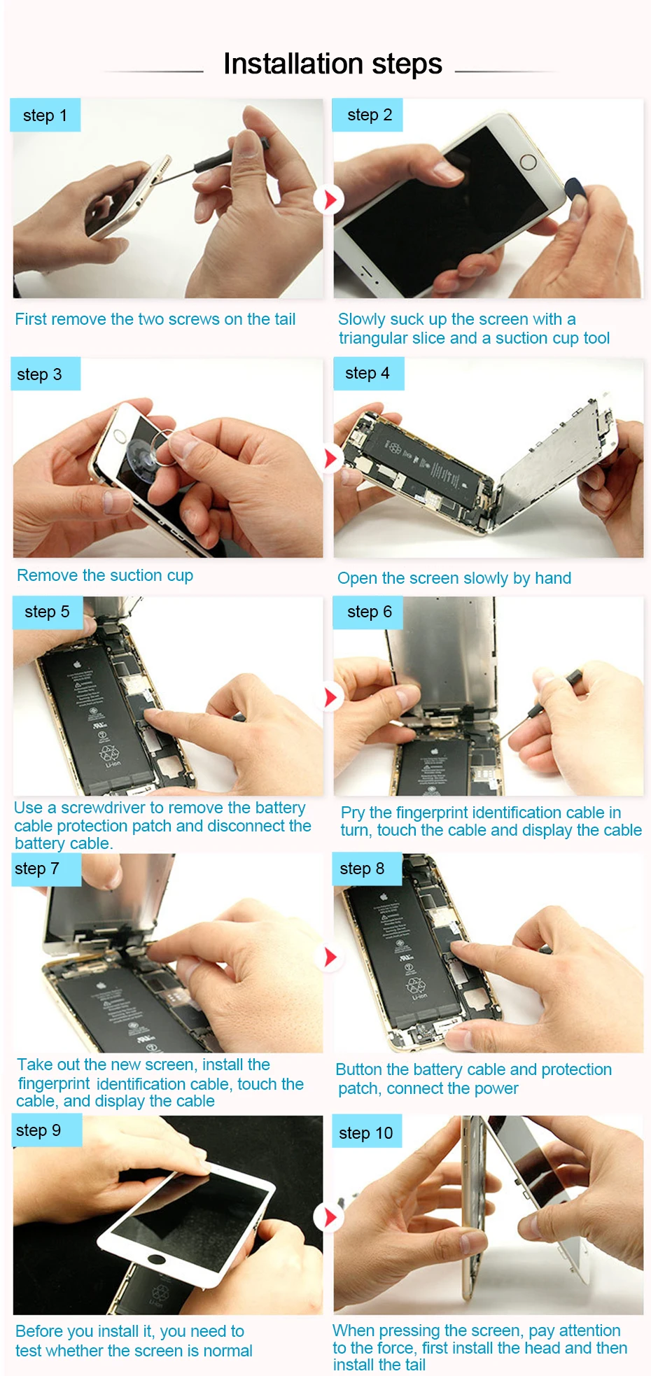 AAA++ для iPhone 6 S Plus lcd полная сборка с 3D Force Touch для iPhone 5 S 6 Plus экран Замена дисплея