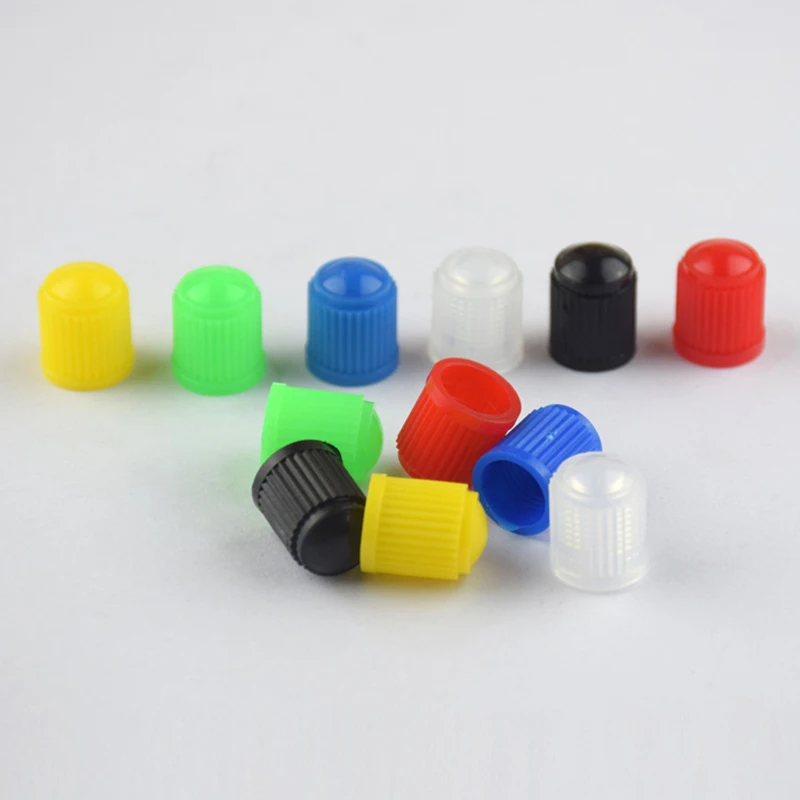 Bicycle Valve Caps bicycle tire valve cap bicycle valve cap valve cap valve caps Plastic Dustproof Valve Caps Truck Car Bike Tire Stem Dust Covers Bike Bicycle Accessories 20PCS