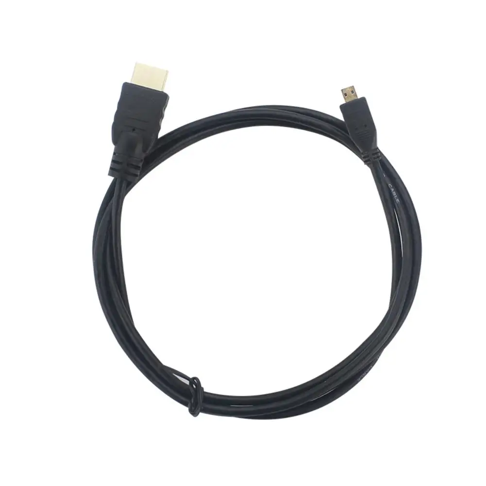 1.5M HDMI Video Adapter Cable Micro HDMI To HDMI HD Video Cable 4K For Raspberry Pi 4/4B Connect Digital Camera & Game Console