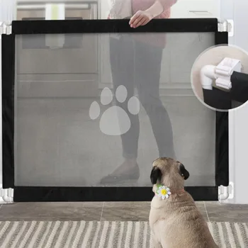 

Portable Household Guard Safety Net Cat Dog Fence Set Enclosure Stair Mesh Insulated Net Foldable Guard Dog Gate Pet Product