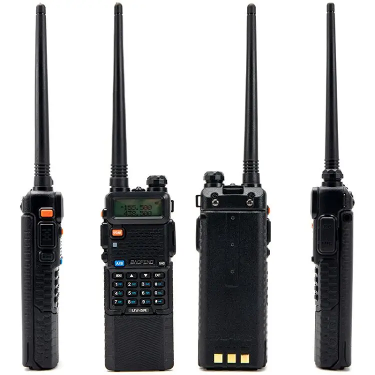 Hot 5W Baofeng UV-5R UV5R Body Only Walkie Talkie PTT Ham CB Two-Way Radio Multifunction U/VHF Dual Band Portable FM Transceiver long range walkie talkies 200 miles