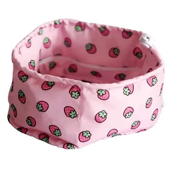 

Strawberry Pet Cooling Scarf Canvas Adjustable Dog Summer Bandana w/Ice Bag