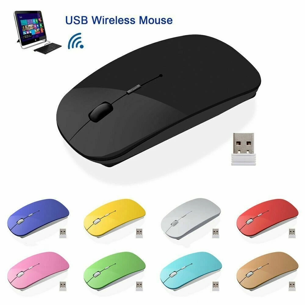 2.4 GHz Wireless Cordless Mouse USB Optical Scroll For PC Laptop Computer
