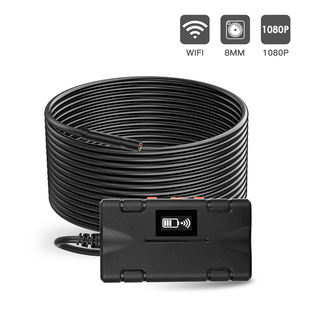 USB эндоскоп Wifi труба автомобильный бороскоп мини осмотр гибкий провод камера IP67